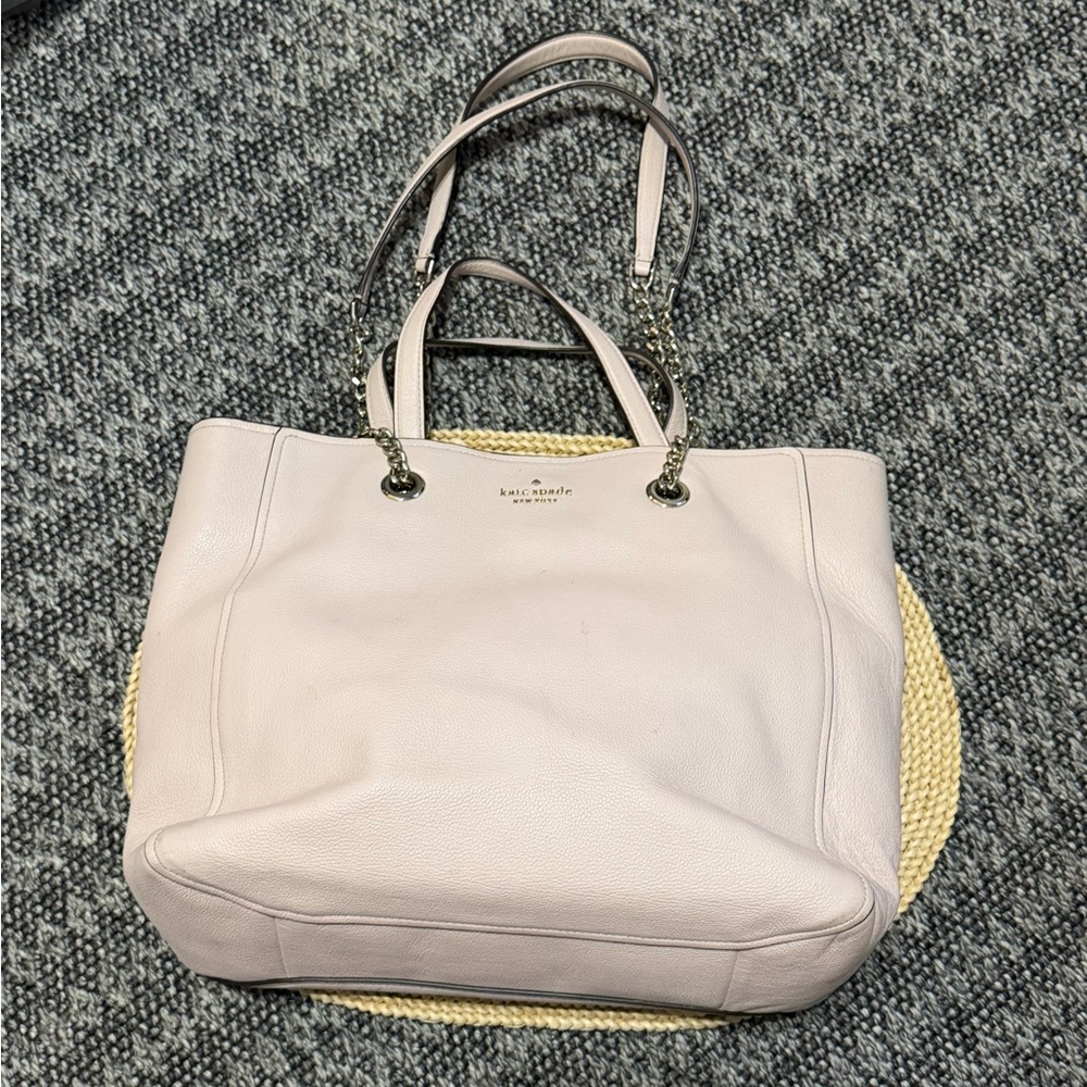 Kate Spade Blush Pink Tote Bag Purse AS IS